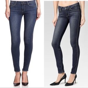 PAIGE Verdugo Ultra Skinny Stretch Jeans w/ Chain